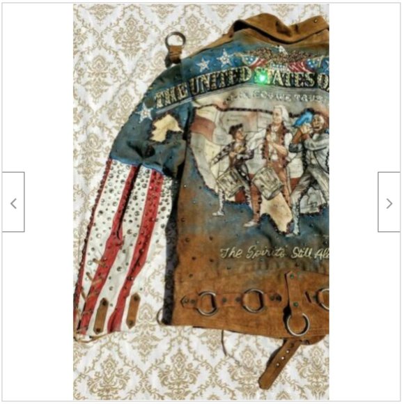 Tony Alamo Leather Jacket USA Patriotic Vintage - Picture 7 of 9